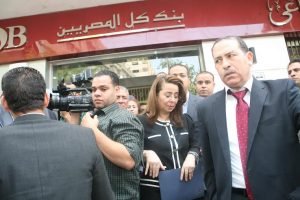 وزيرة التضامن تفتتح فرع بنك ناصر الجيزة1